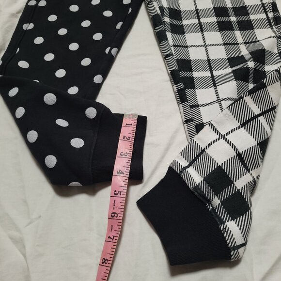 Champion Reverse Weave Sweatpants Joggers Pockets Black White Mixed Media Y2k - Picture 12 of 13